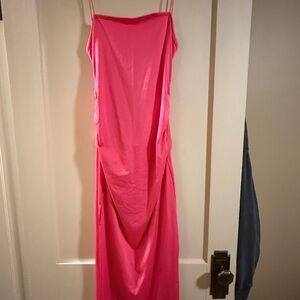 Elegant Pink Slip Dress